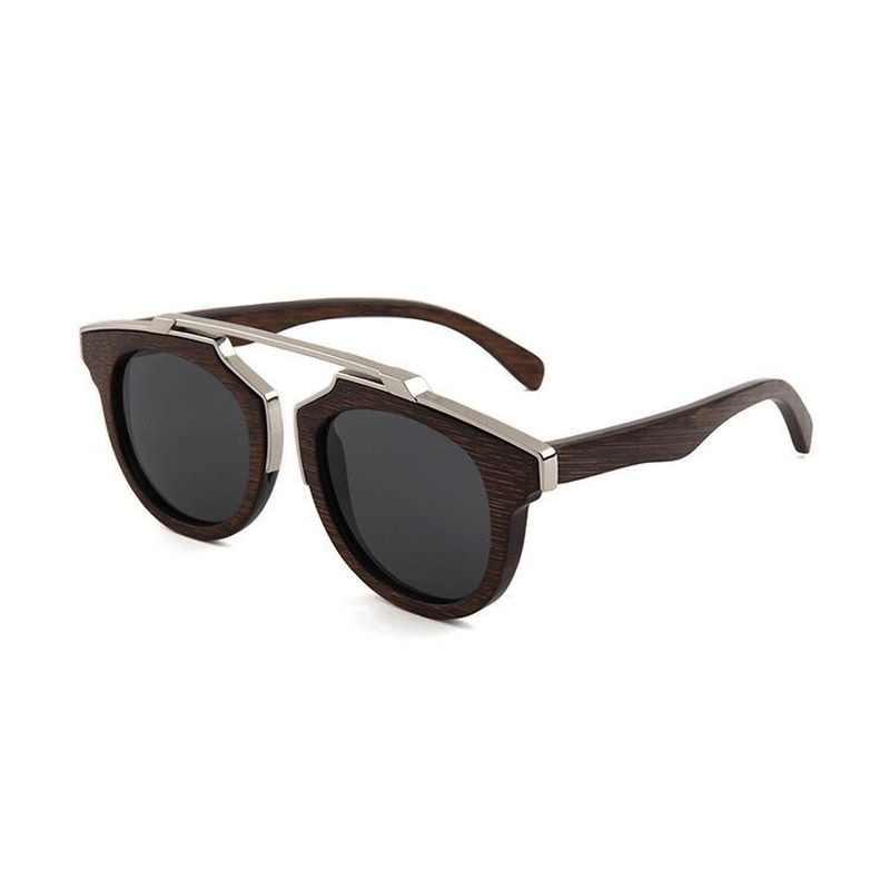 Explosion Style All Bamboo and Wood Polarized Sunglasses