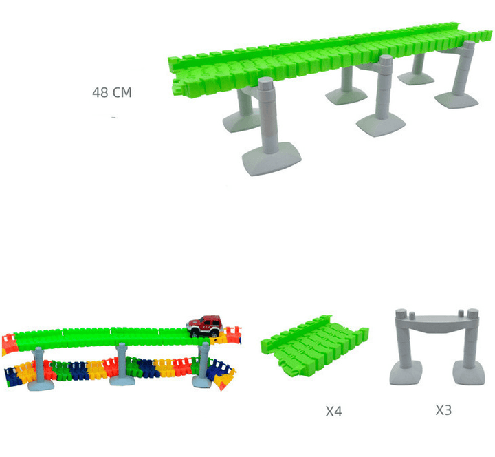 Children'S Electric Track DIY Assembling Toys