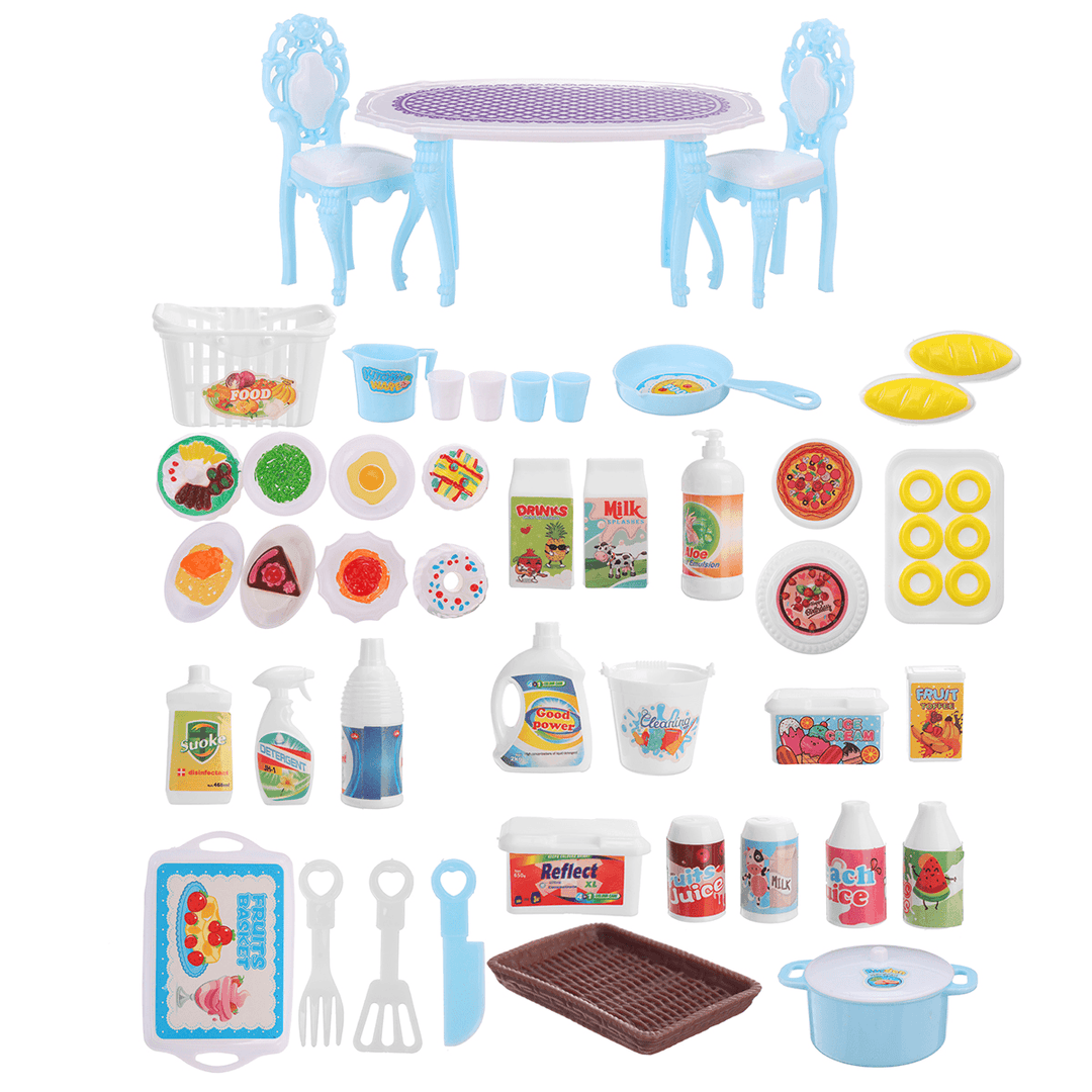 Children'S Kitchen Toy Set with Light Sound Simulation DIY Cooking Meal Kitchenware Combination Children'S Toys Gifts