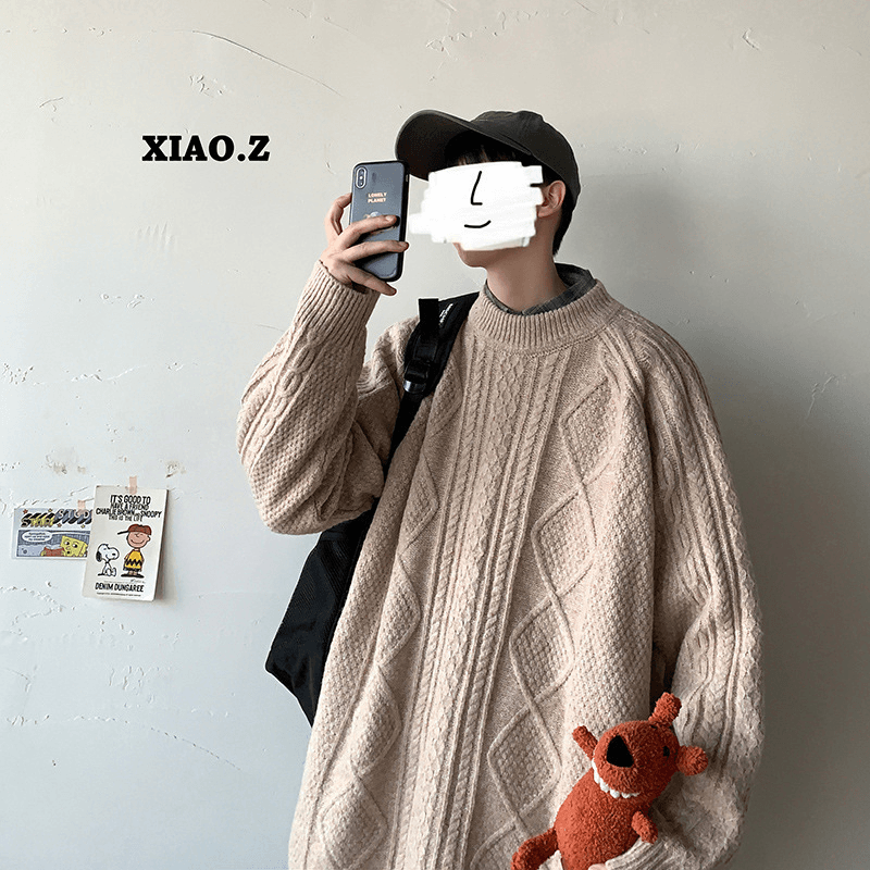 Sweater Boy Loose All Match Lazy Wind Sweater