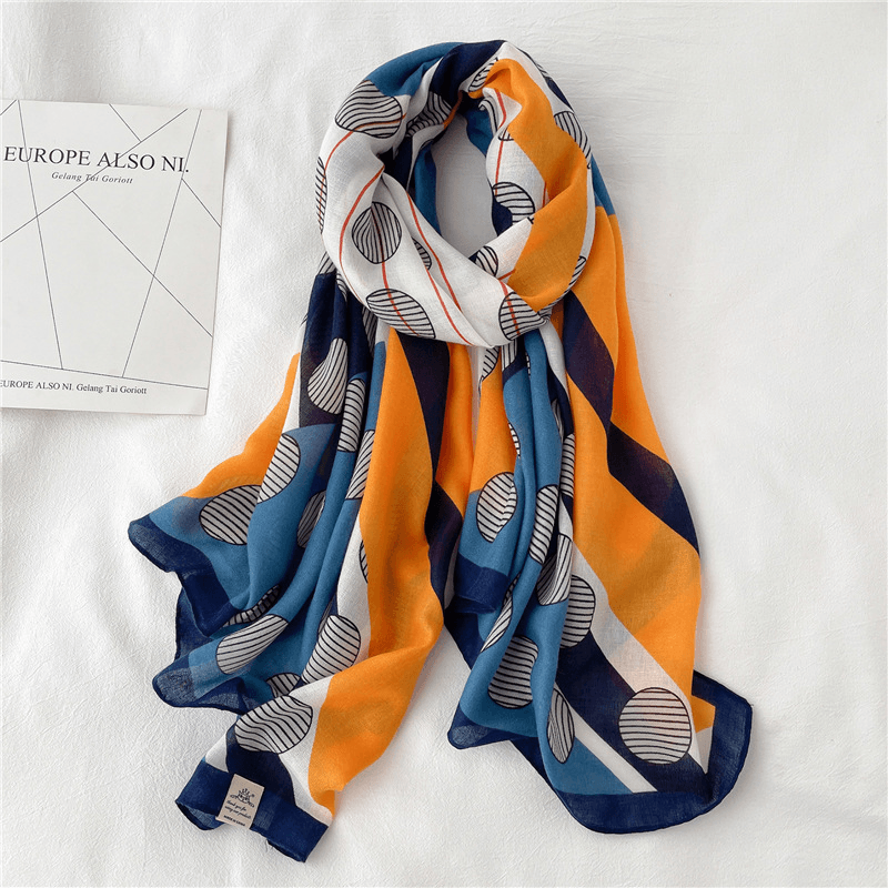 Fashion Scarf Women Cotton and Linen Shawl Europe and America