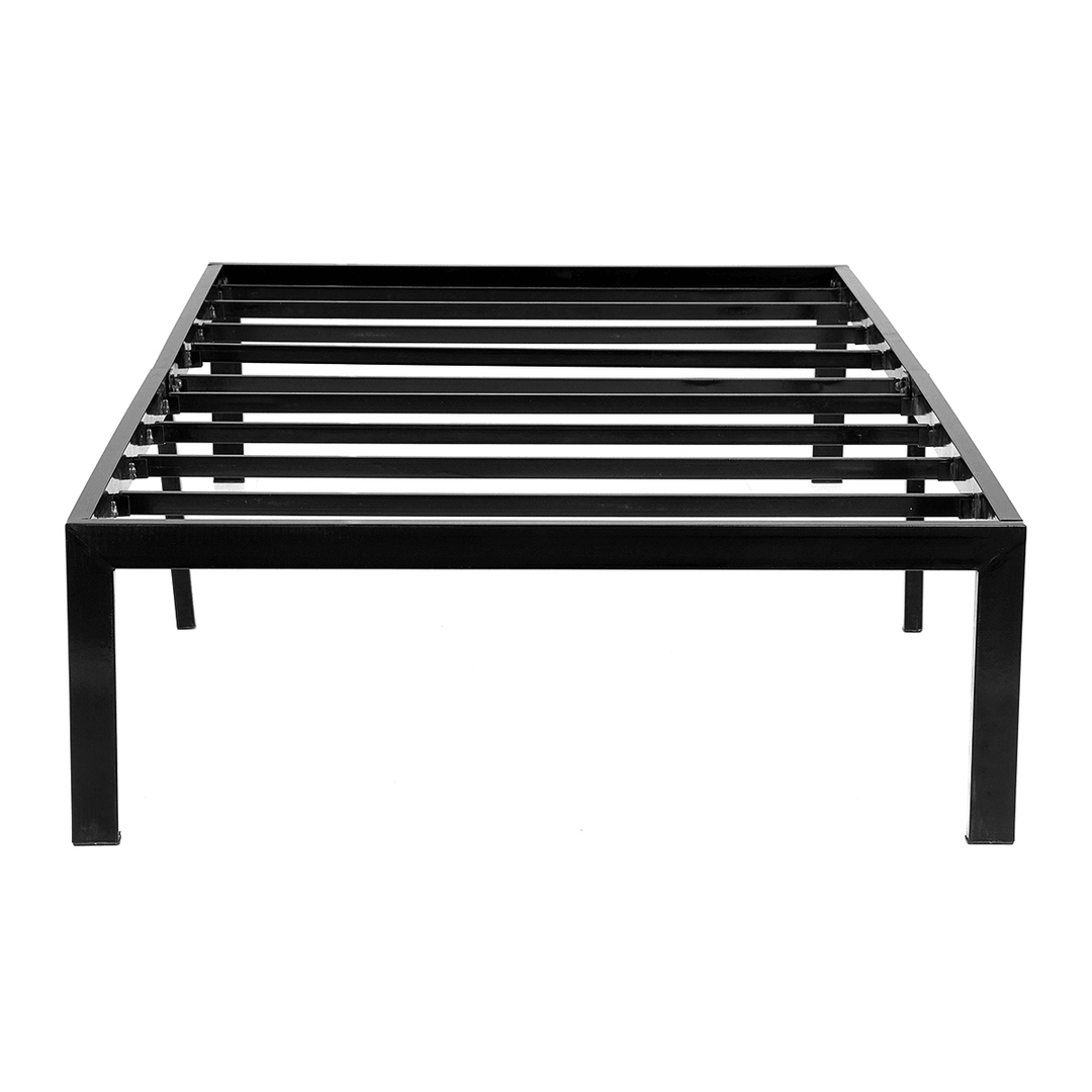 One Sleep VCE14BF04T 14 Inch Bed Frame Heavy Duty Steel Slat Anti-Slip Support Easy Assembly Maximum Storage Noise Free