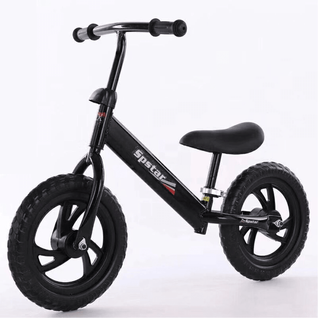 2 Wheels No Pedal Toddler Balance Bike Kids Training Walker Bmx Bike Adjustable Height 89-129Cm for 2-6 Years Old Boys&Girls - MRSLM