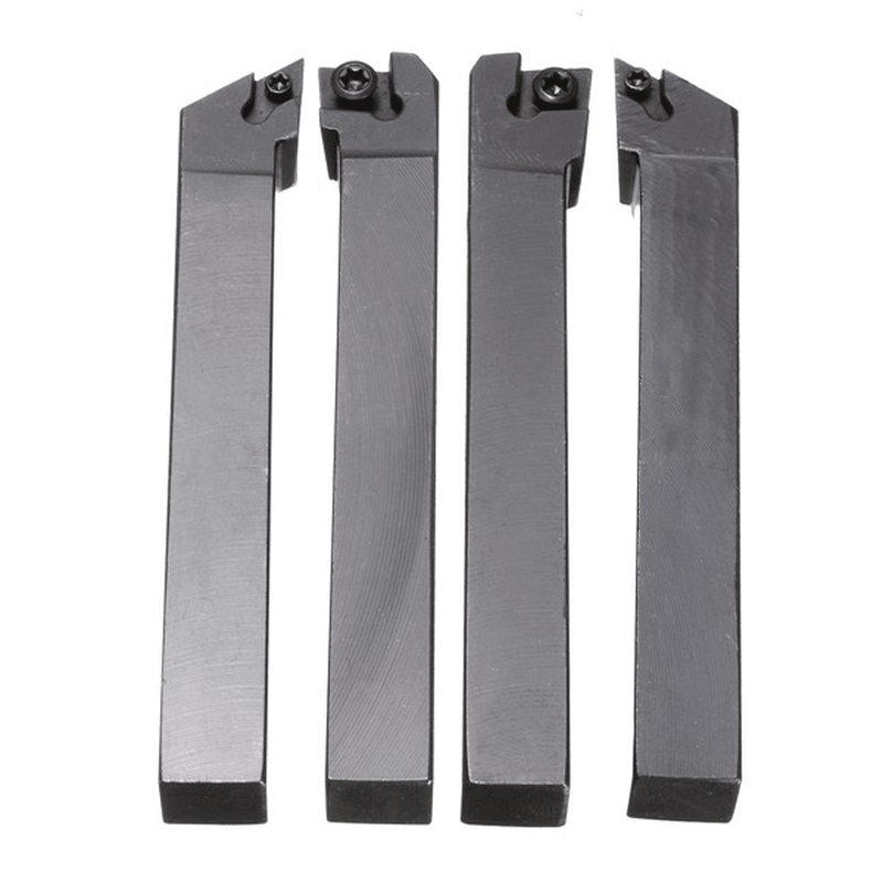 4Pcs 12X100Mm Lathe Turning Tool Holder Boring Bar for CCMT09T3 and DCMT0702 Inserts