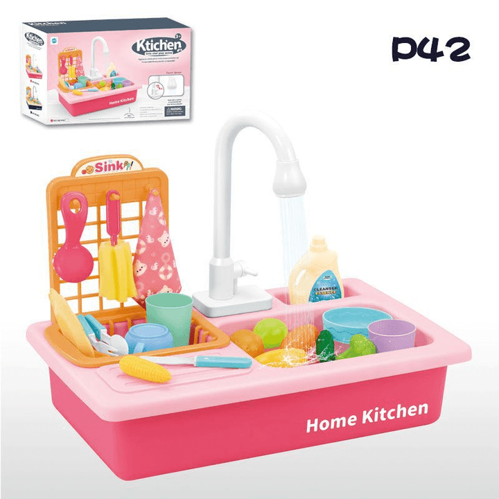 Children'S Simulation Dishwasher, Wash Bowl, Play Water Toy