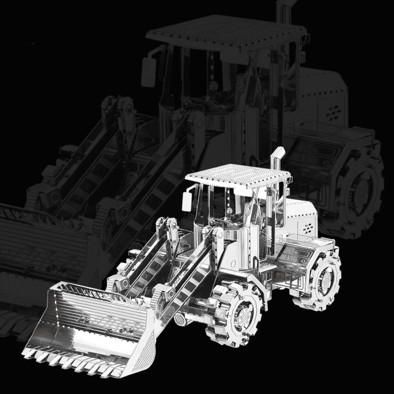 3D Three-Dimensional Metal Assembly Model