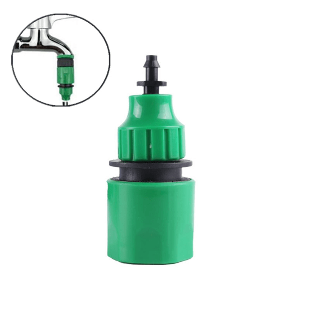 10Pcs Garden Water Quick Coupling 1/4 Inch Hose Quick Connectors Garden Irrigation Pipe Connectors Homebrew PVC Watering Tubing Fitting