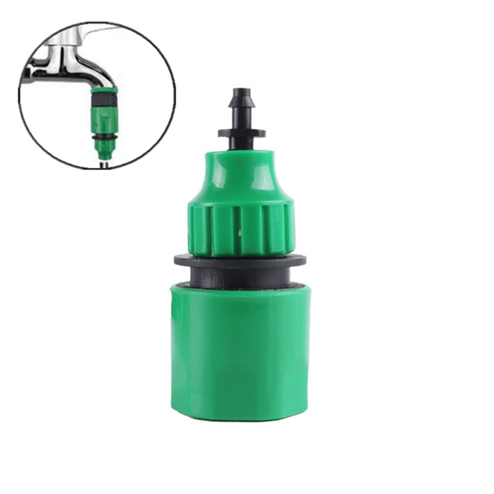 10Pcs Garden Water Quick Coupling 1/4 Inch Hose Quick Connectors Garden Irrigation Pipe Connectors Homebrew PVC Watering Tubing Fitting