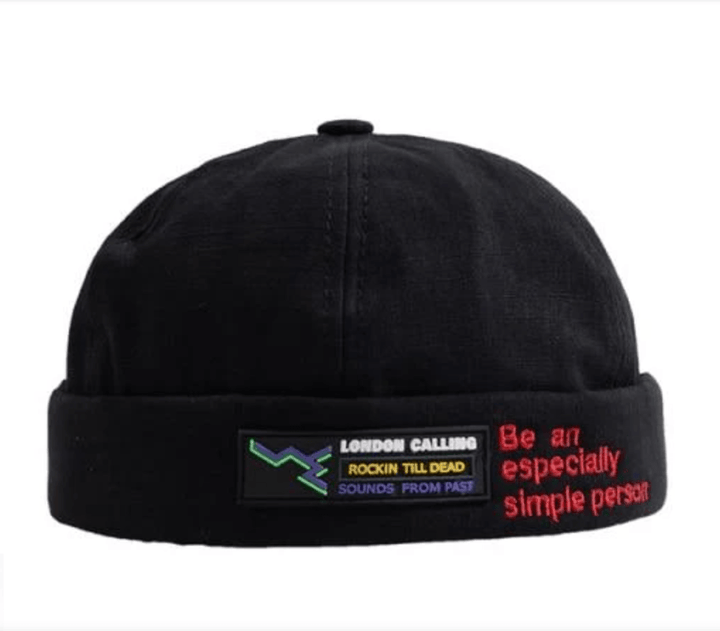 Retro Fashion Landlord Hat Lovers Street Personality without Eaves