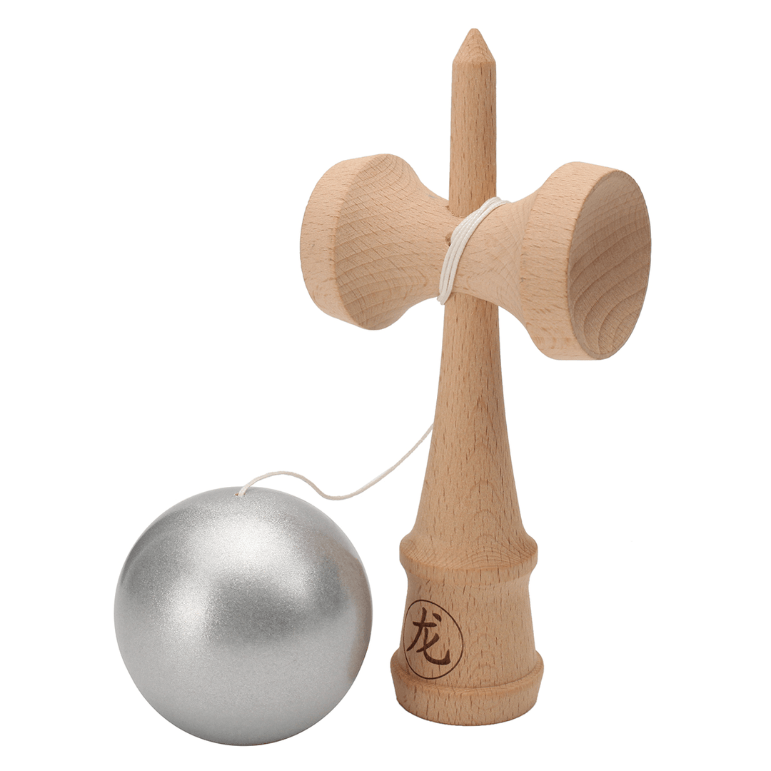 Wood Kendama Toy Professional Solid Skillful Juggling Ball Children Game Skill Toy - MRSLM