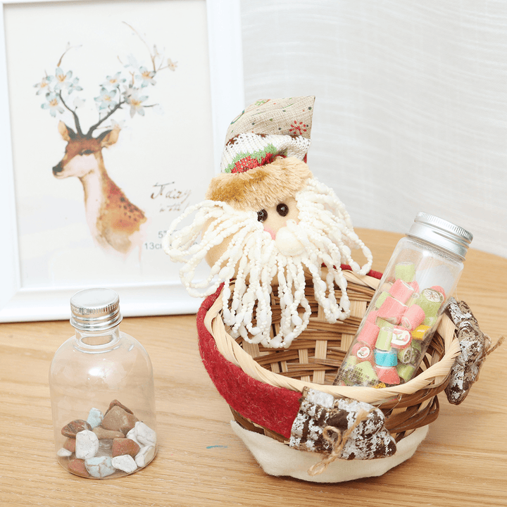 Christmas Decoration Candy Basket Desktop Ornaments Children Candy Basket Decoration Candy Box - MRSLM