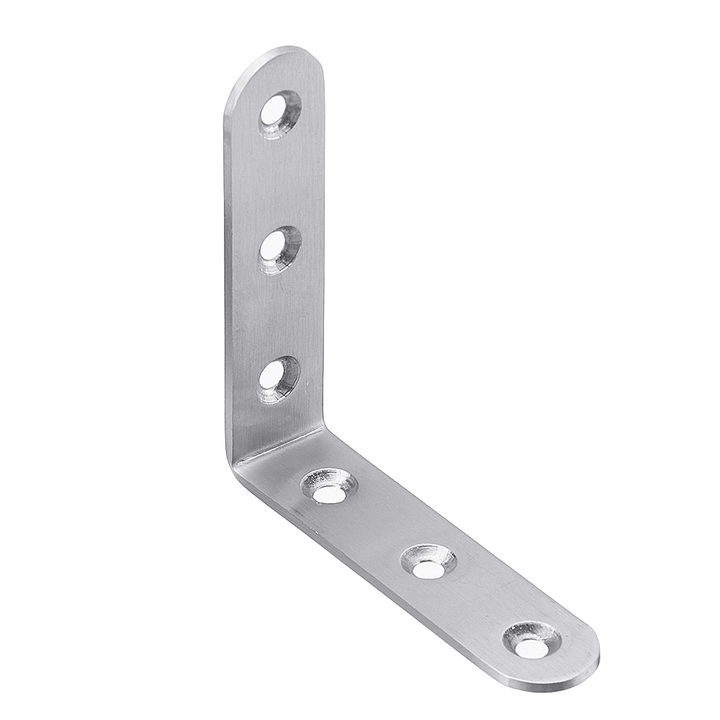 Stainless Steel Corner Braces Joint Code L Shaped Right Angle Bracket Shelf Support for Furniture