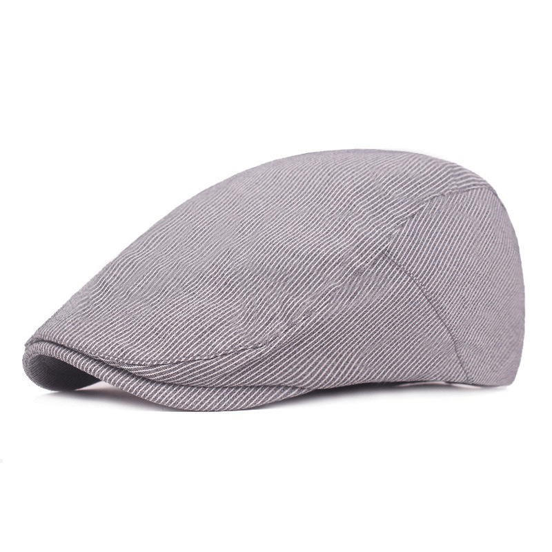 Men Cotton Double-Sided Adjustable Painter Beret Hat