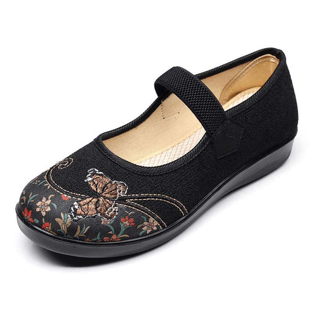 Women Comfy Non Slip Elastic Band Mary Jane Flat Loafers - MRSLM