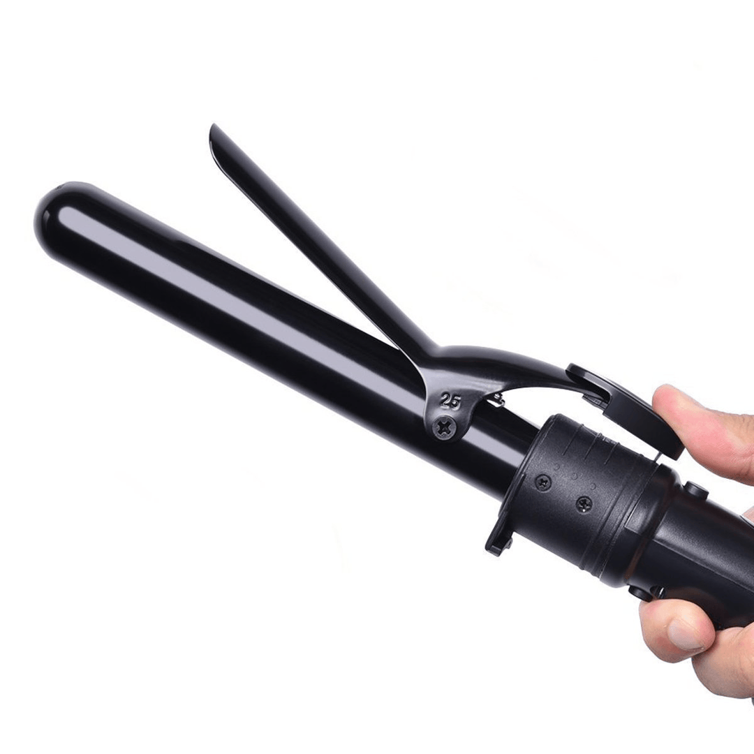 3 in 1 Hair Curling Brush Salon Fashion Styling Rod Roller Rotating Wand Hair Curler