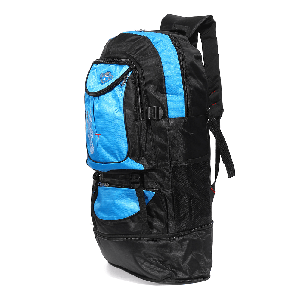 65L Waterproof Tactical Bag Outdoor Camping Traveling Mountaineering Rucksack Backpack Storage Bag