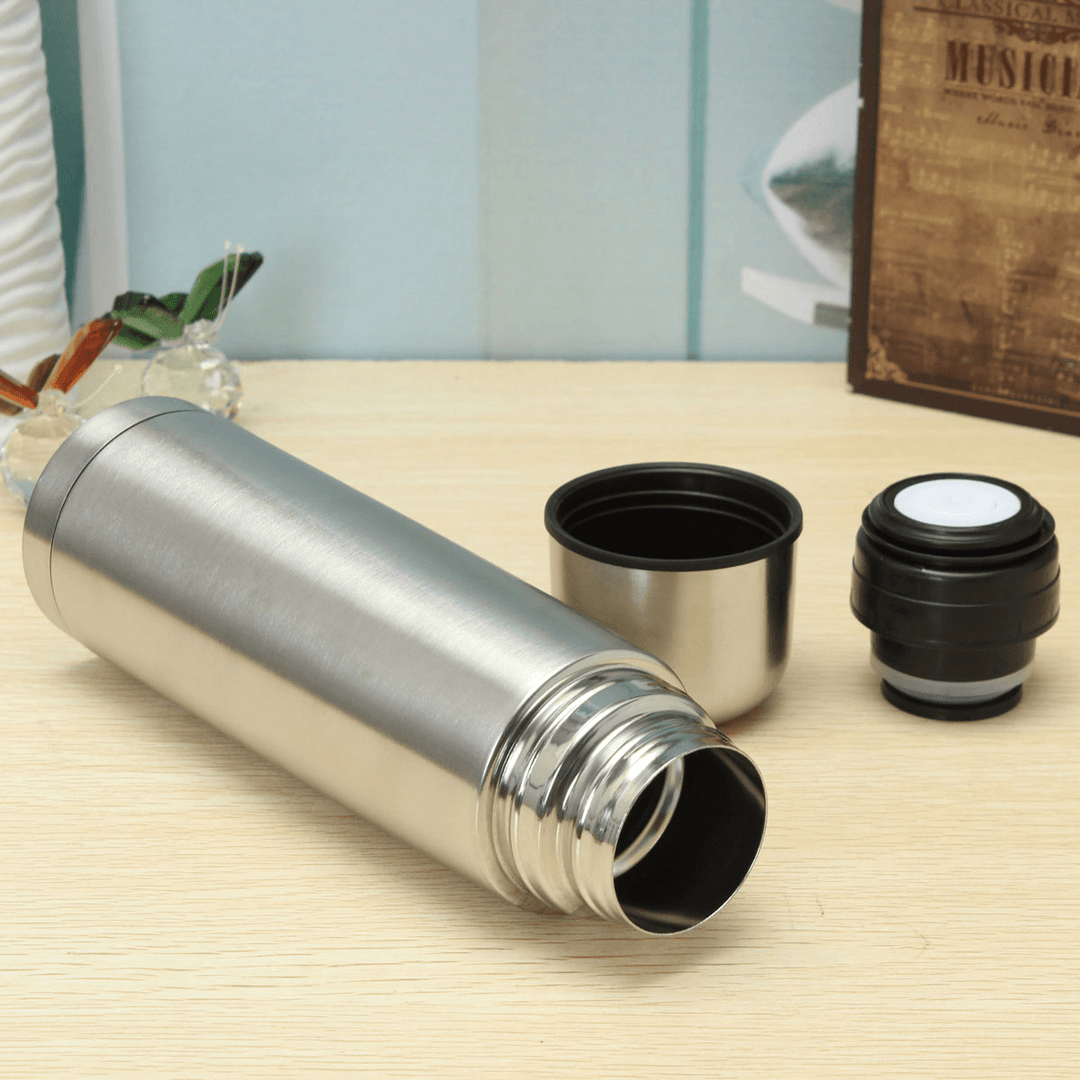 350/500/750/1000Ml Stainless Vacuum Cup Bottle Maintain Warm Travel Home Storage Warm Water Bottle