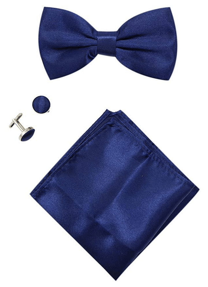 Men'S Scarf and Bow Tie Three-Piece Suit