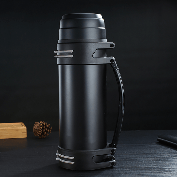 1.2/1.5/2.0L Vacuum Flask Insulated Cup 304 Stainless Steel Coffee Tea Water Bottle for Camping Travel Sport Office - MRSLM