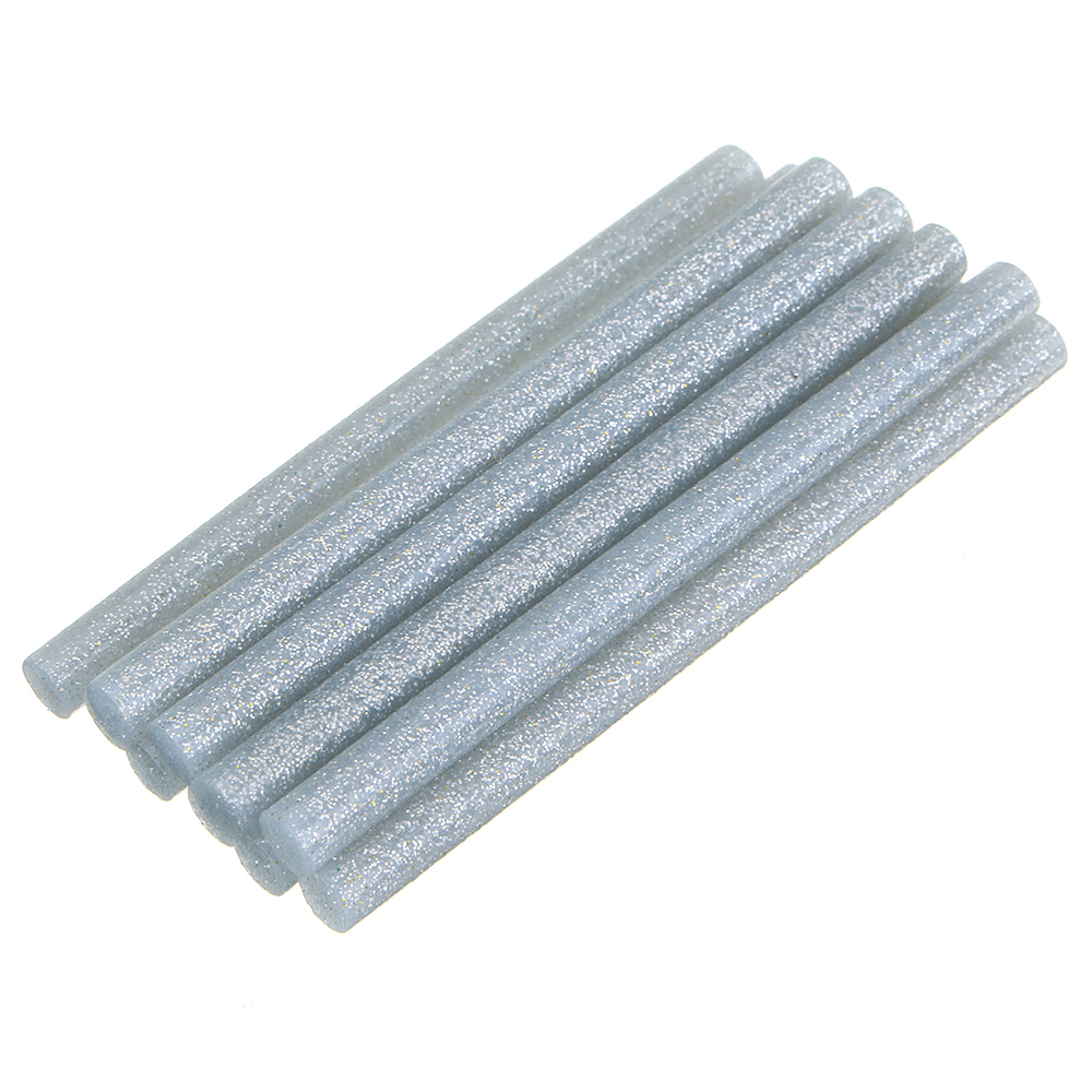 10Pcs 7Mmx100Mm Colorful Glitter Hot Melt Glue Stick Colorant DIY Crafts Repair Model Adhesive Sticks - MRSLM