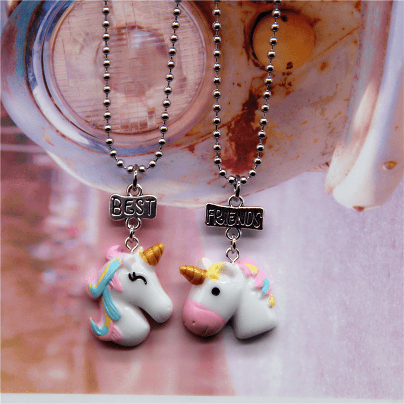 Unicorn BF Necklace Pendant