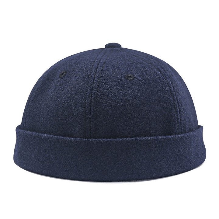 New Hot-Selling Woolen Hat for Men plus Velvet Thickening