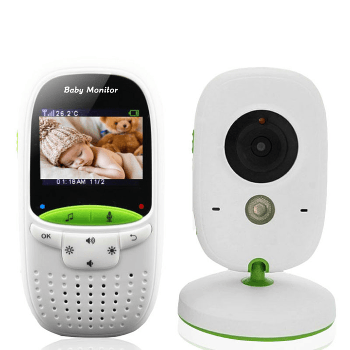 Vvcare VB602 2.4G Wireless Baby Monitor 2 Inch Electronic Babysitter Nanny Security Camera Two-Way Audio Night Vision Temperature Monitoring