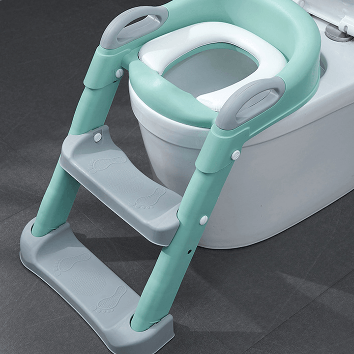 Toddler Toilet Soft Chair Potty Training Seat with Step Stool Ladder Step up Training Small Household Chair Supplies