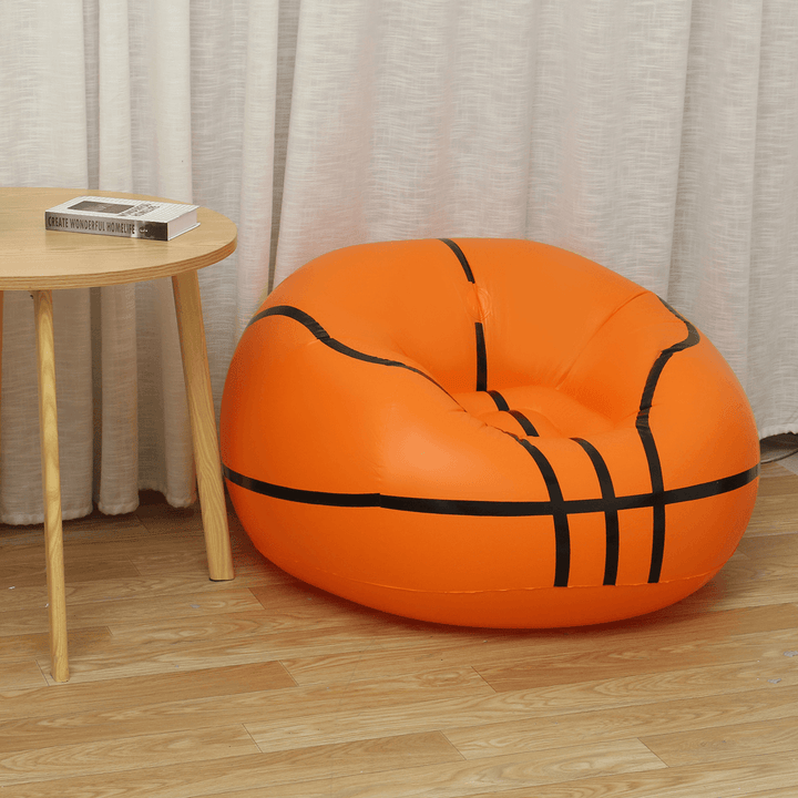 Comfortable Lazy Sofas Basketball Football Inflatable Sofa Chair Gaming Lounger Bean Bag Home Travel Tatami Living Room