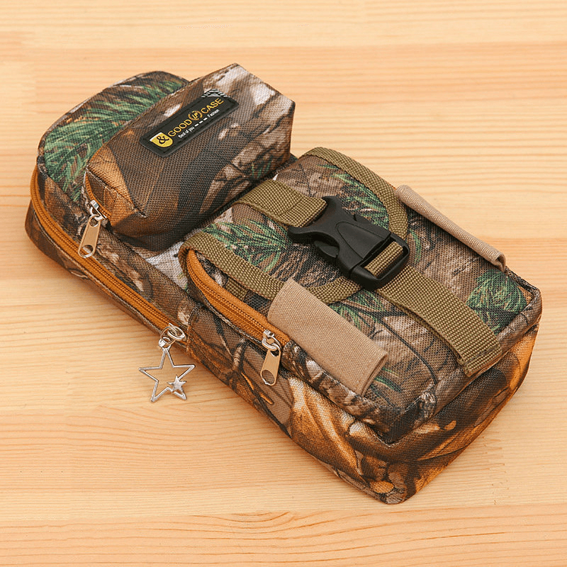 Army Fan Pencil Case Men'S Canvas Pencil Case