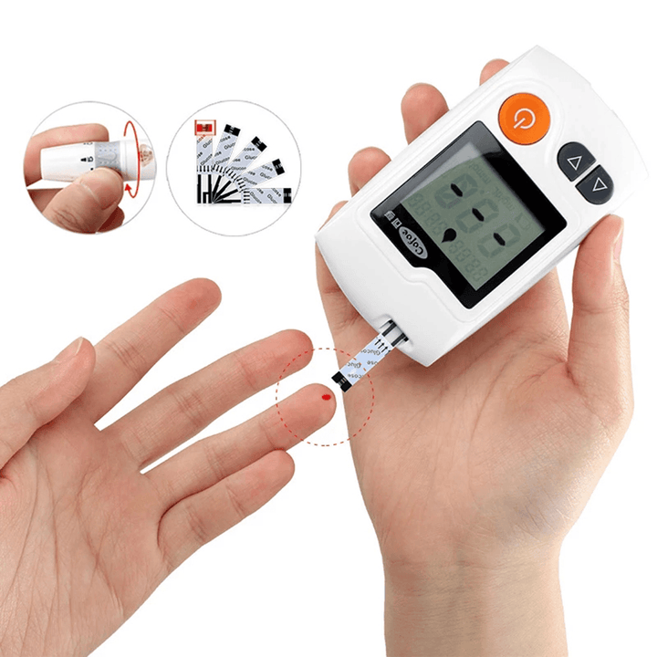 Sinocare GA-3 Glucometer Medical Blood Glucose Meter Blood Sugar Monitor Diabetes Tester with 50Pcs Test Strips and Lancets Needles