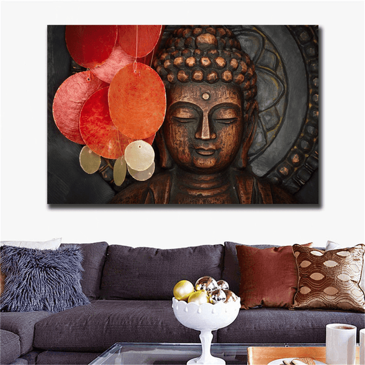 Large Art Prints Home Decor Canvas Painting Wall Art Statue Meditation Paper