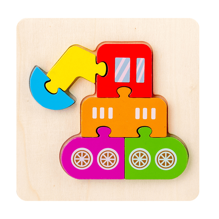 Creative Children'S Wooden Thickened Jigsaw Puzzle Toy