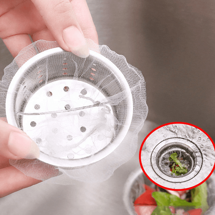 50Pcs Kitchen Sink Filter Kitchen Sink Drainage Filter Sewer Anti-Blocking Missing Net