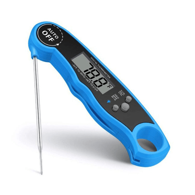 3-4S Quick Response Digital Electronic Thermometer with Waterproof Probe Food Thermometer for BBQ Grill Kitchen Cooking - MRSLM