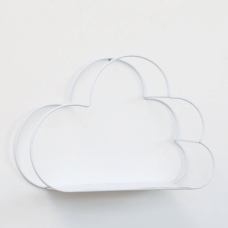 Multi-Function Storage Rack Wall Hanging Rack Cloud Shaped Floating Shelf Rack