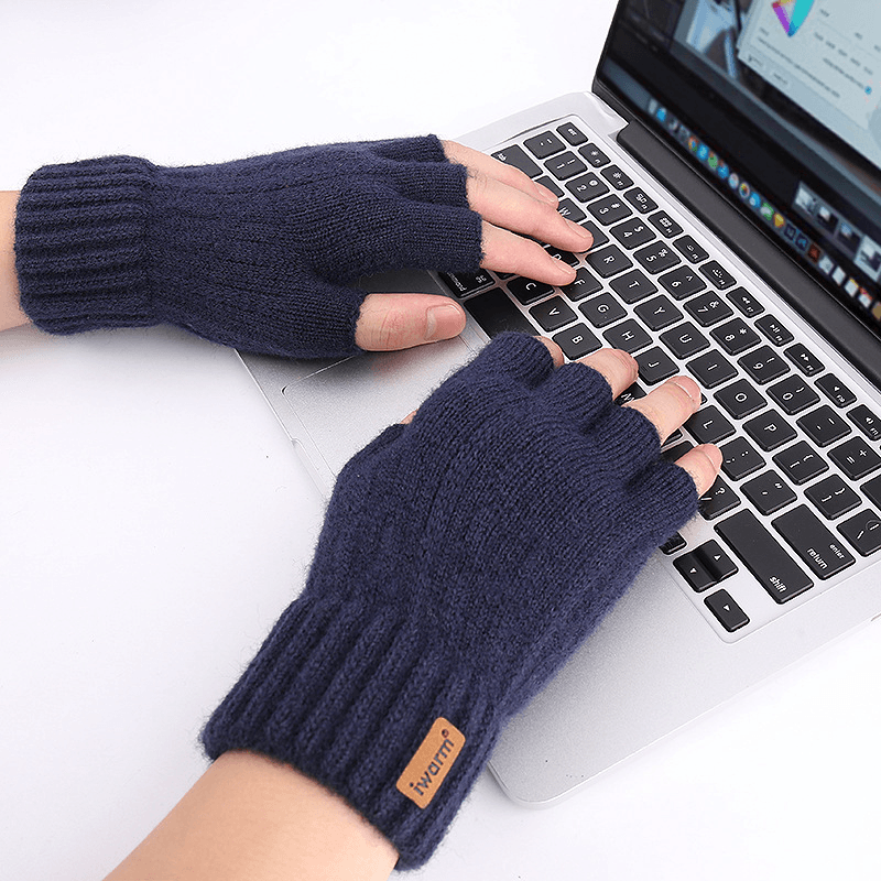 Men'S and Women'S Autumn and Winter Cold Protection Touch Screen Gloves