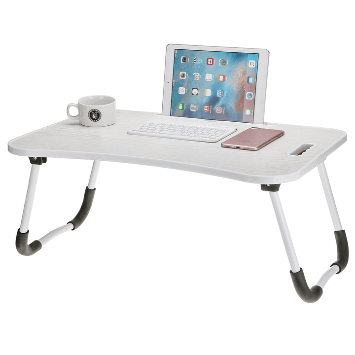 Foldable Laptop Lap Tray Folding Desk Computer Table Sofa Notebook Breakfast Bed