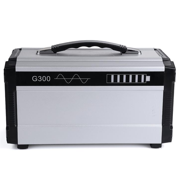 296Wh 600W Peak Solar Powered System Generator Supply Pure Sine Wave Source Energy Storage Battery