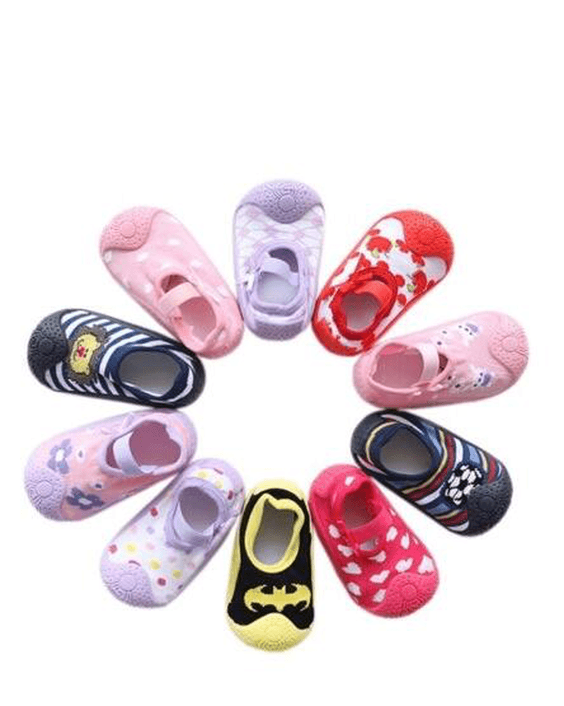 Spring and Summer Soft Bottom Children Cartoon Floor Socks Shoes Socks 0-1-3 Years Old Breathable Non-Slip Cotton Baby Socks Toddler Socks