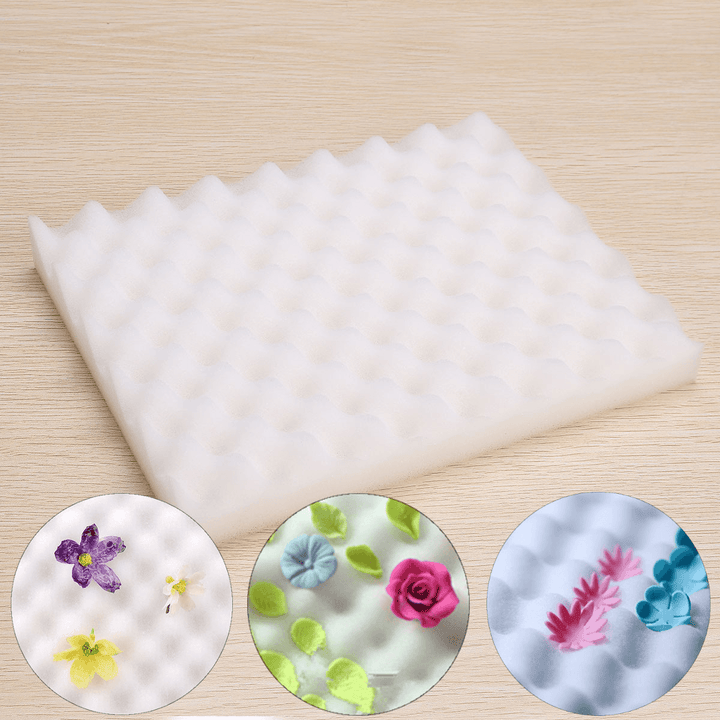 2Pcs Flower Drying Mats Sponge Pads Cake Fondant Sugarcraft Decoration DIY Mould