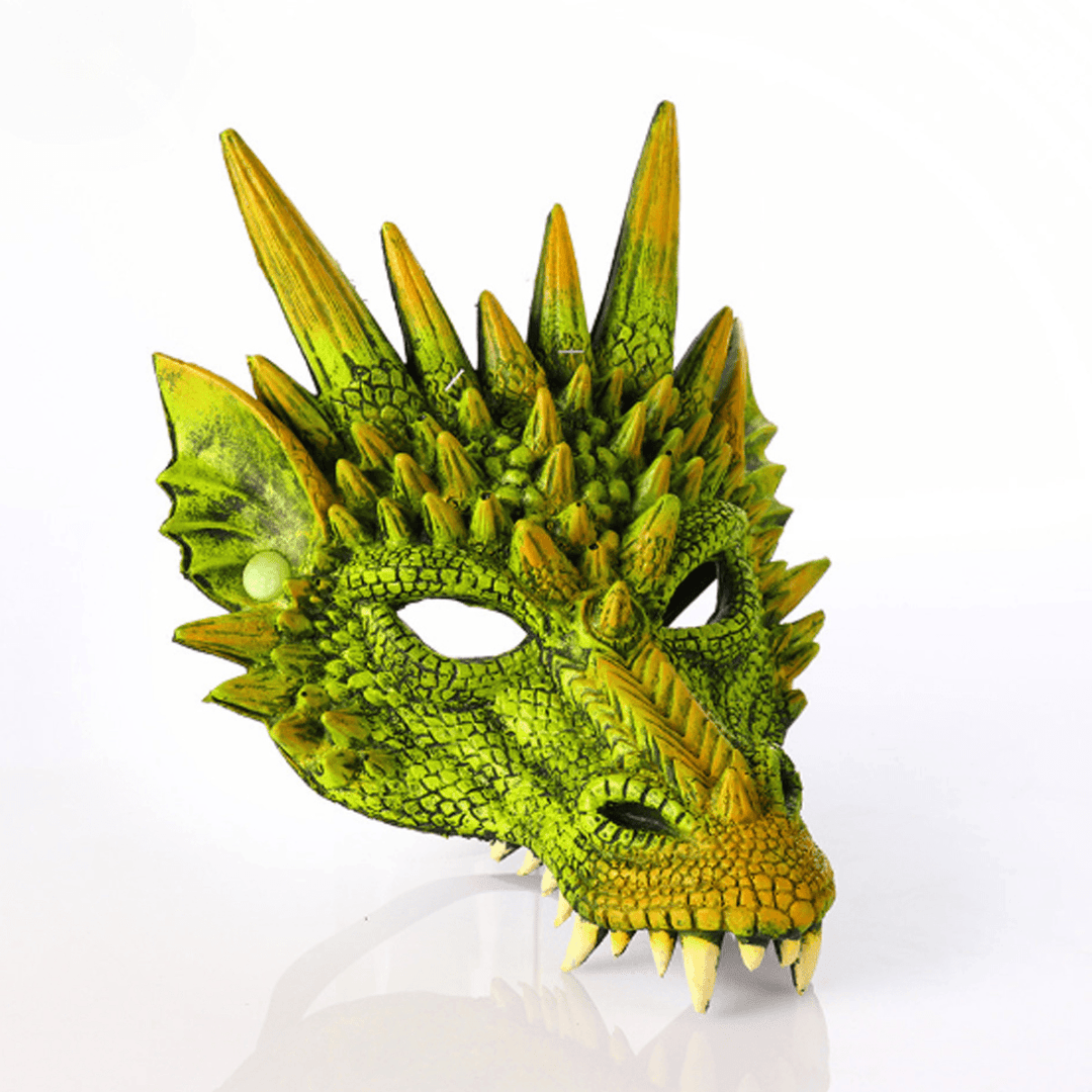 3D Animal Dragon Horror Mask Props Halloween Carnival Halloween Party Cosplay - MRSLM