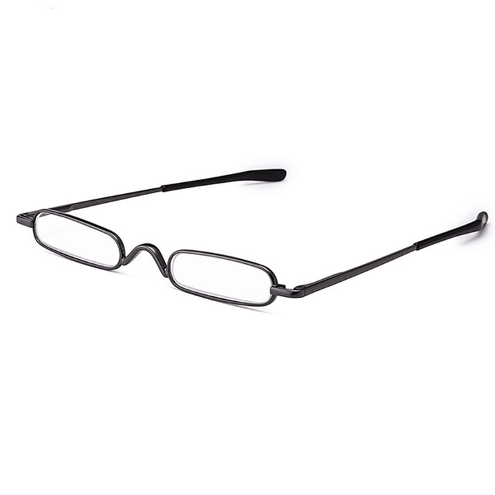 Mens Womens Portable Readers Reading Glasses Lightweight Folding Presbyopic Glasses with Case - MRSLM