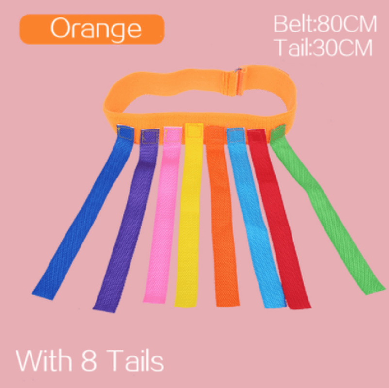 Catch the Tail Vest Pull the Tail Kindergarten Toys Children Sticky Jerseys Sense Integration Training Equipment Outdoor Sports Games