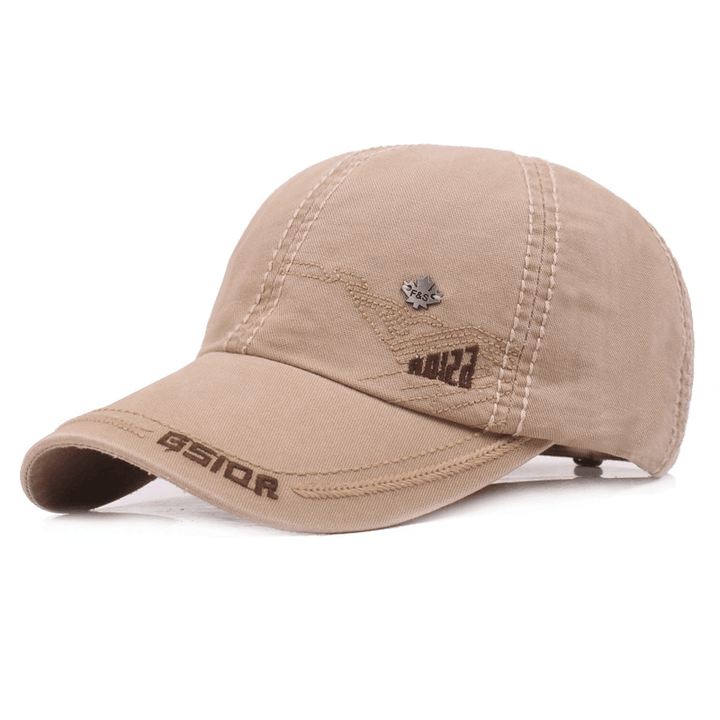 Peaked Cap Men'S Cotton Baseball Cap