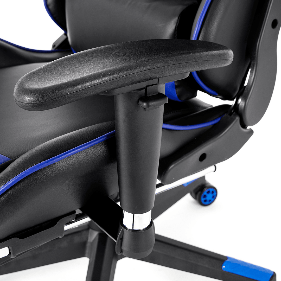 Racing Style Ergonomic High-Back Computer Gaming Chair 90¬∞-180¬∞ Reclining Internet Cafe Seat Household Folding Armchair with Footrest Office