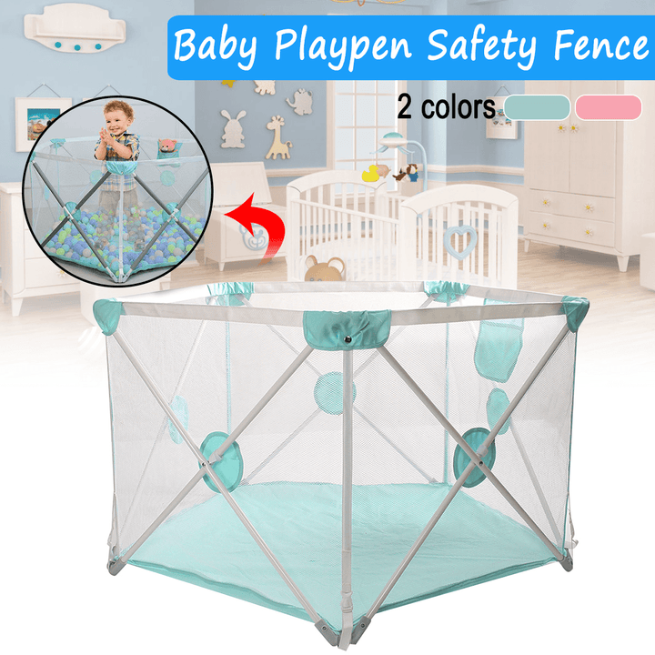 110*72*73 Cm Children Playpen Safety Fence Baby Playpen Fence Safety Barrier for 0-6Y Kids Children Playpen Newborns Game Playpen Tent for Infants Decorations