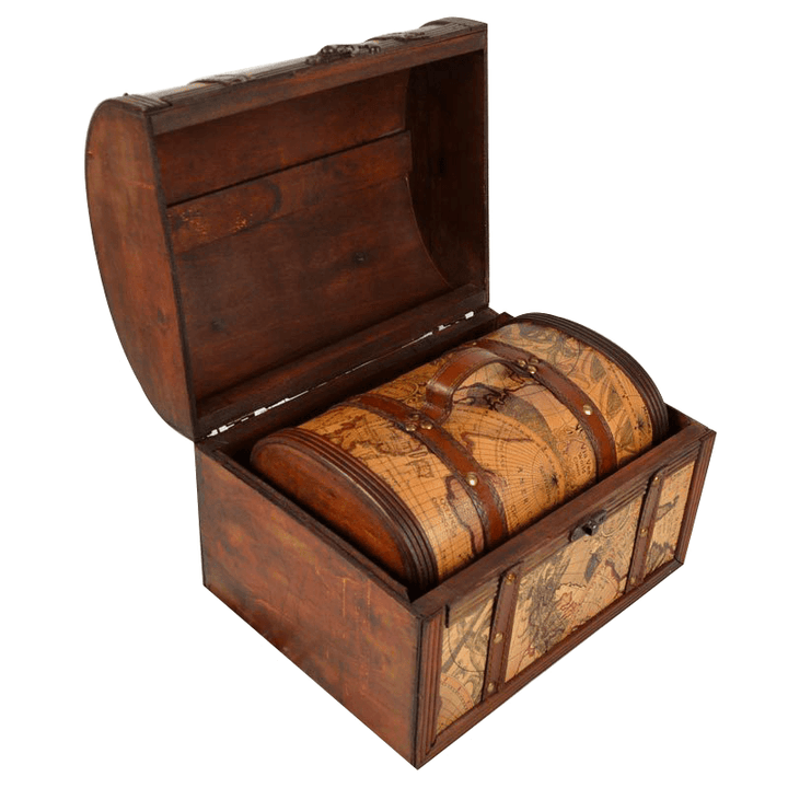 Pirate Treasure Jewelry Chest Trinket Keepsake Box Storage Organizer Gift Case