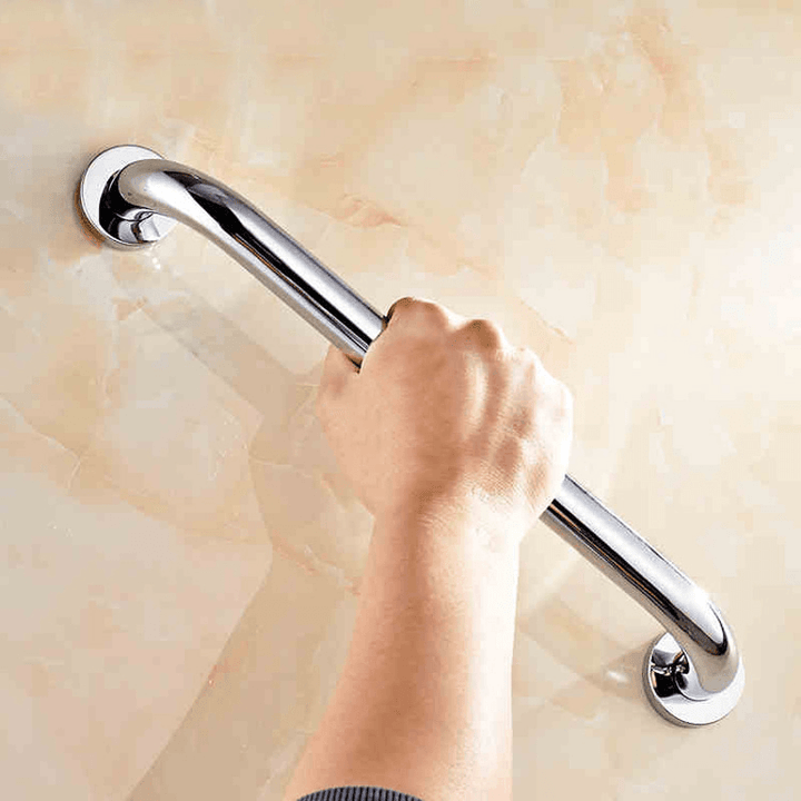 Stainless Steel Bathroom Wall Grab Bar Safety Grip Handle Towel Rail Shelf