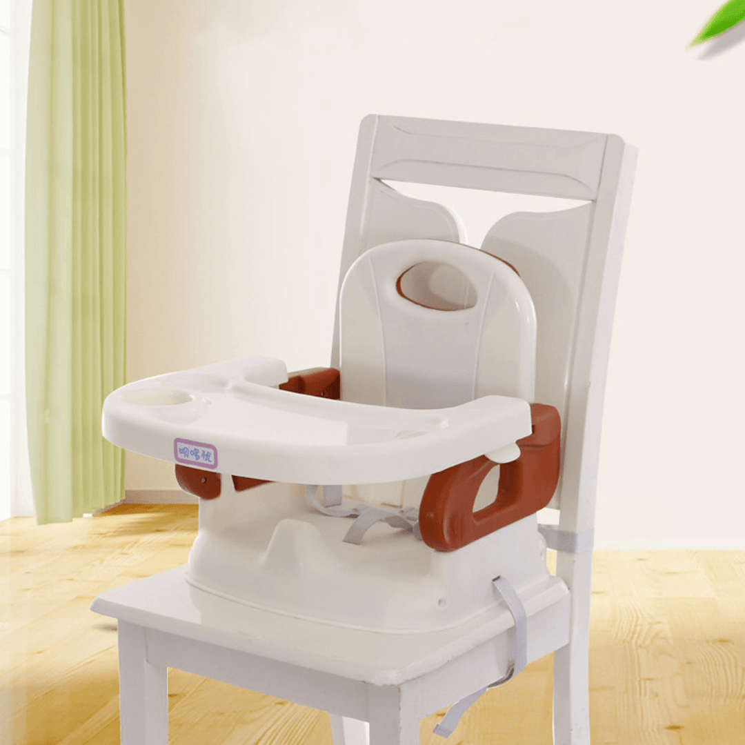 Children'S Dining Called Chair with Plate Tray Baby Eating Table Folding Portable Chair Table Back Baby Stool Supplies